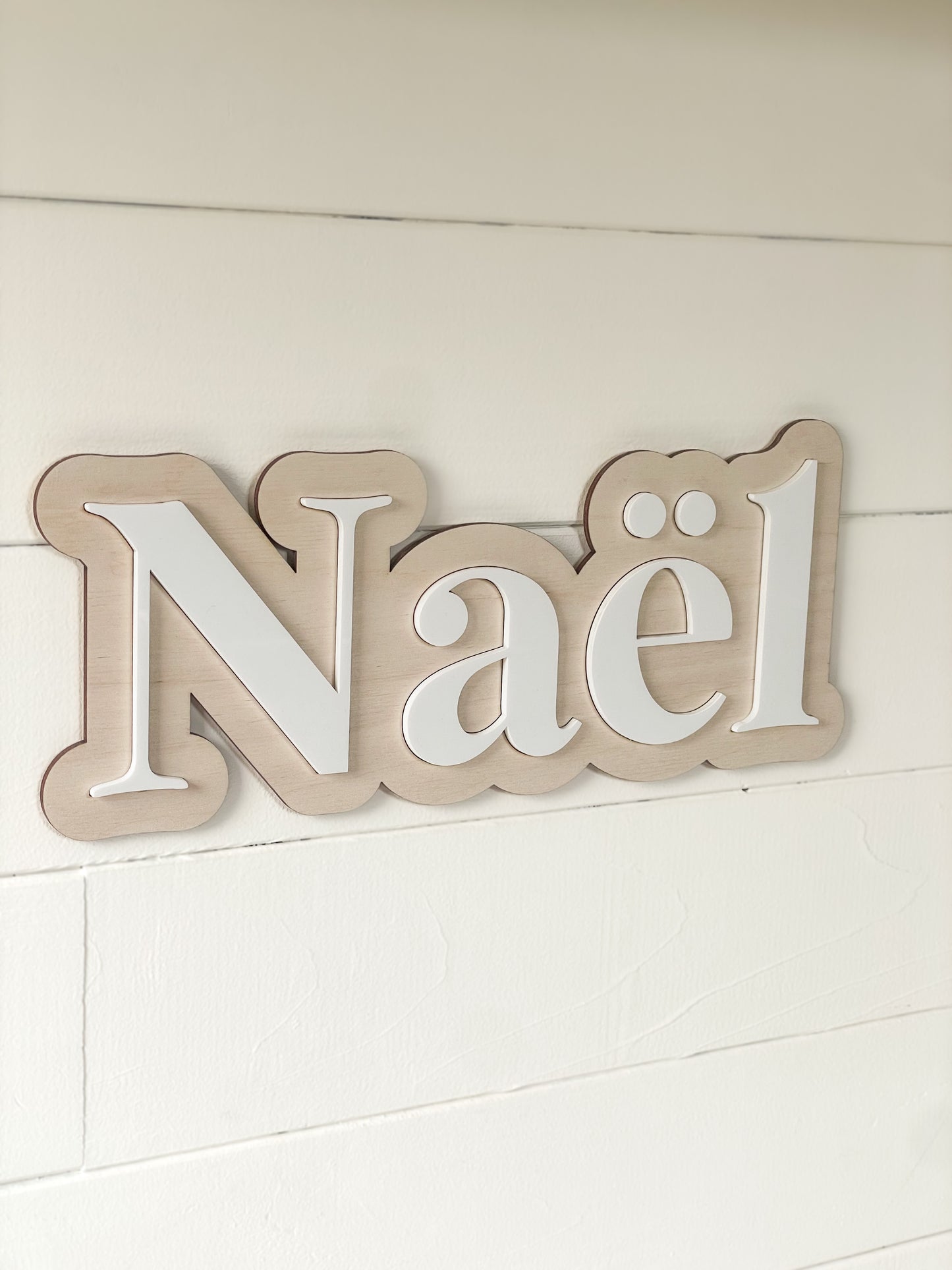 Prénom Bois et Acrylique