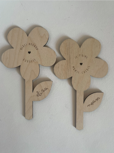 Topper en bois pour plantes