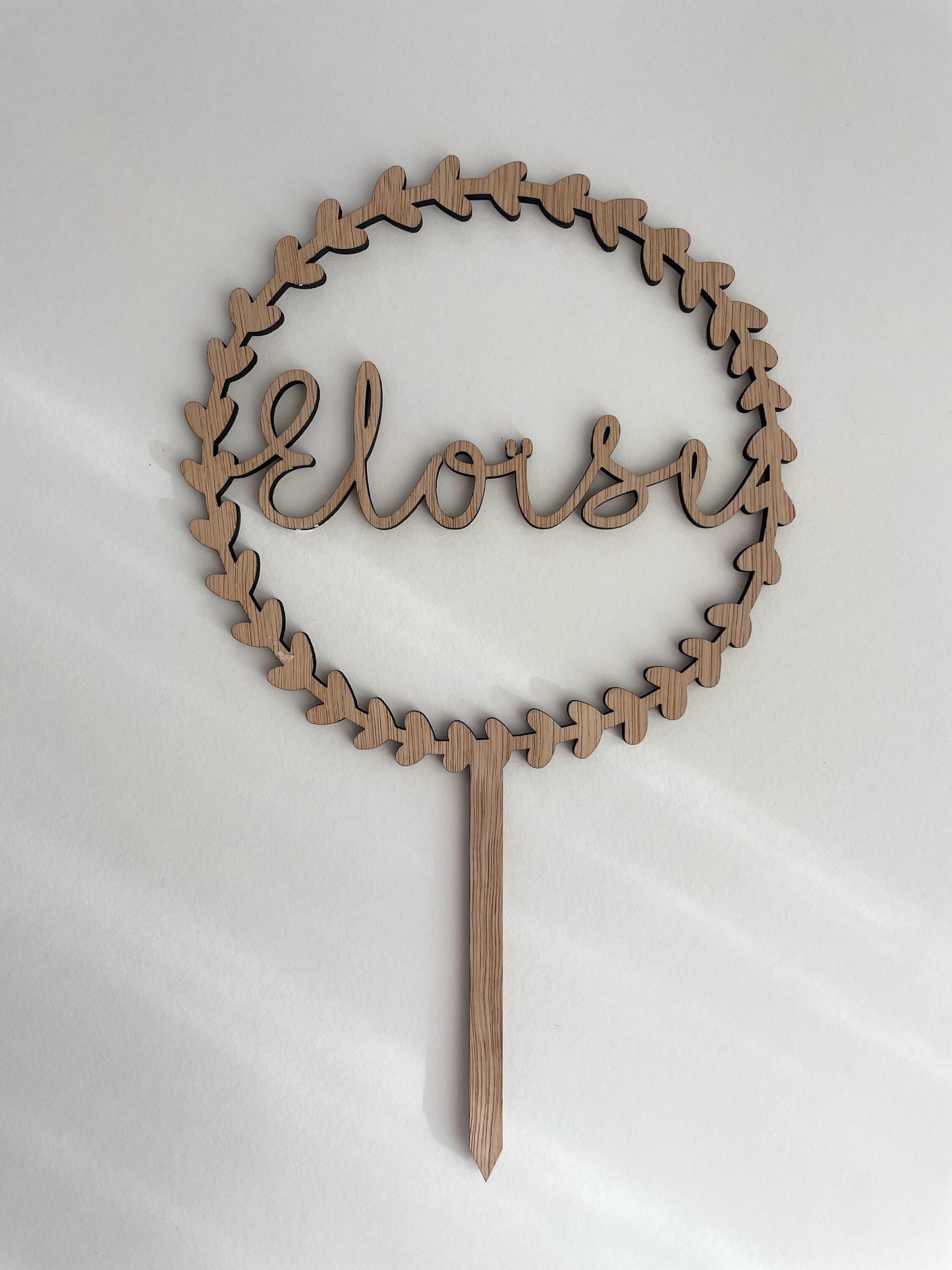 Cake Topper Couronne de cœurs