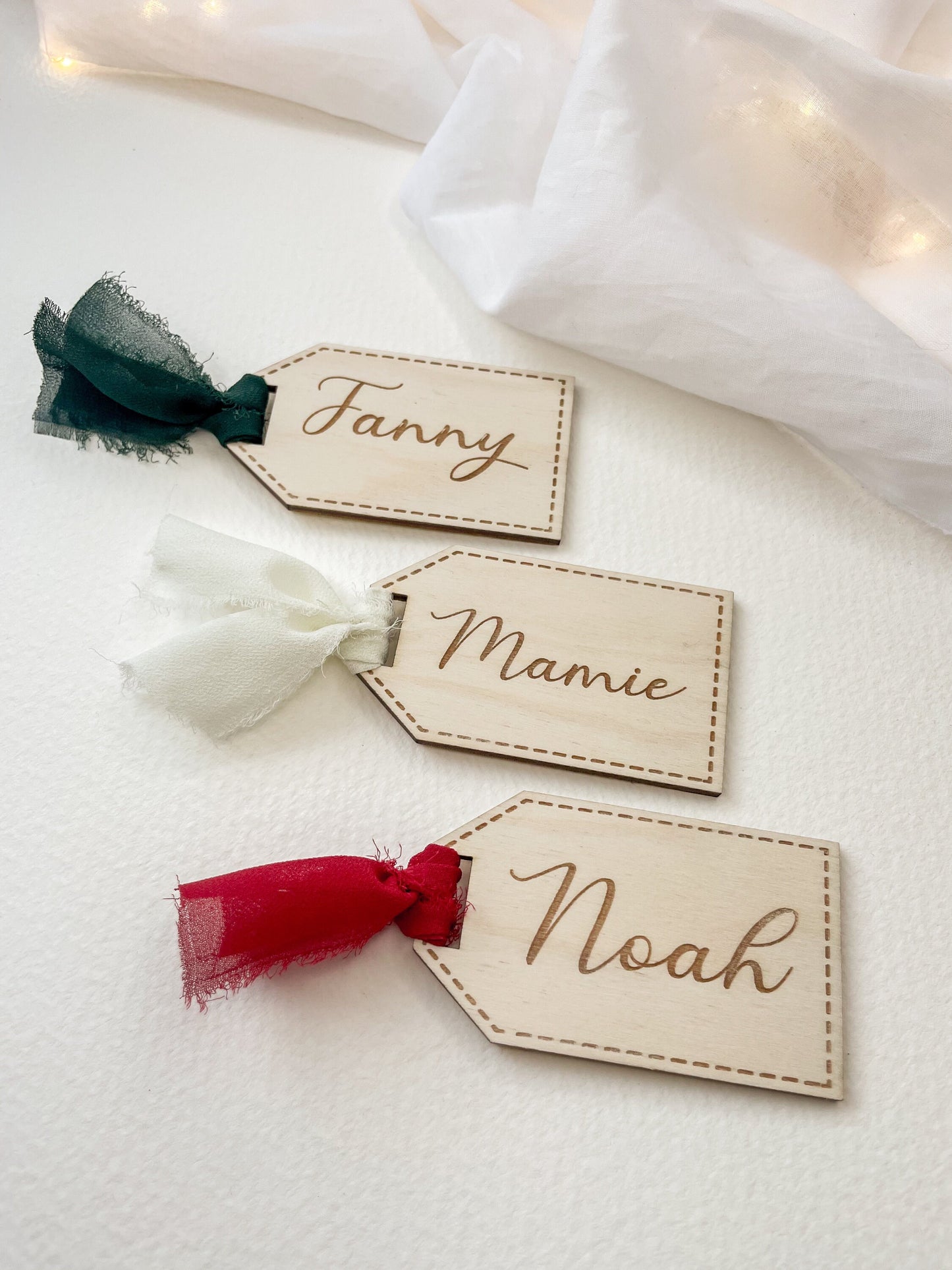 Marque-place "Étiquettes"