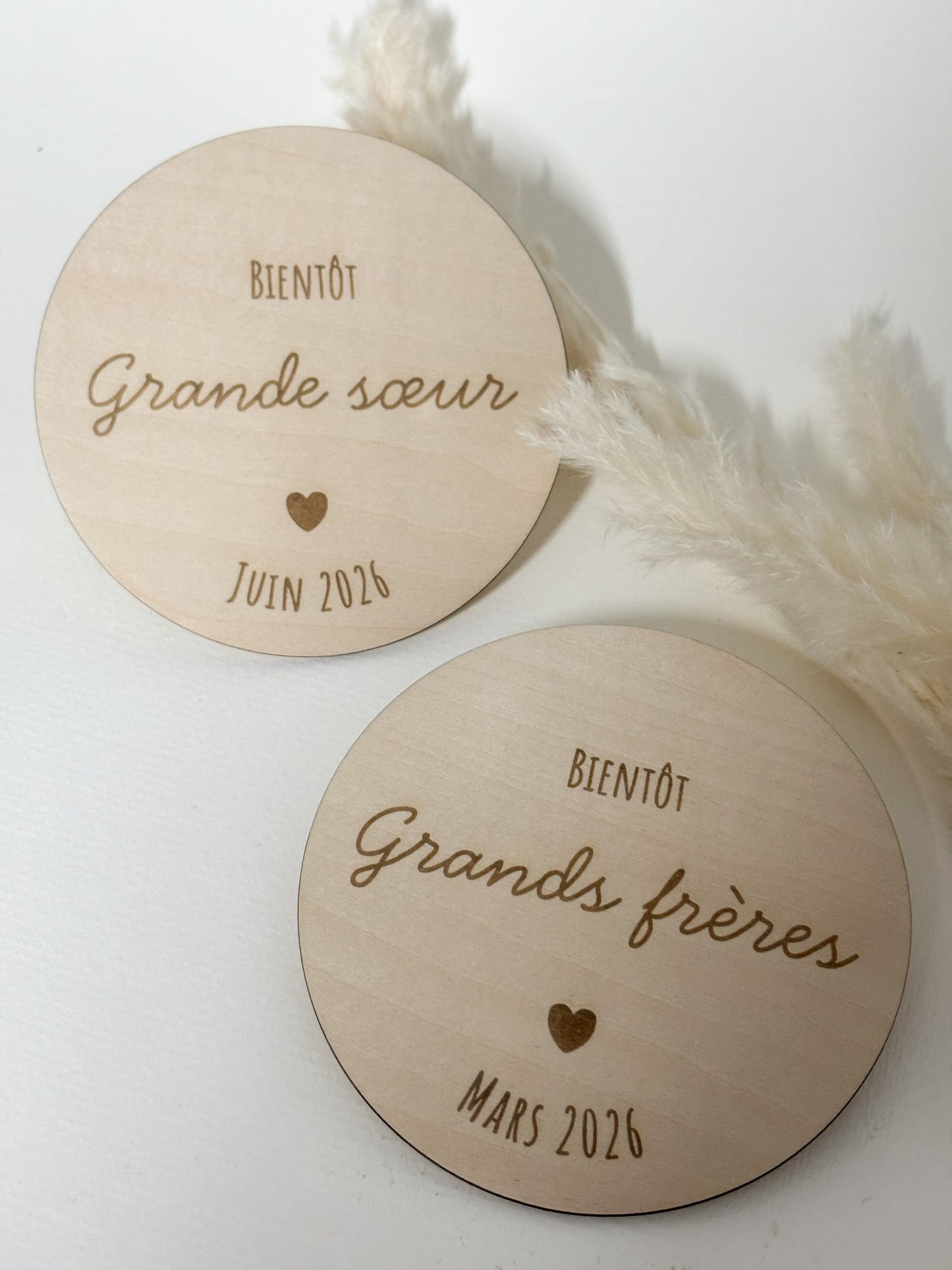 Carte d'Annonce Naissance Personnalisée – Futur Grand Frère ou Grande Sœur