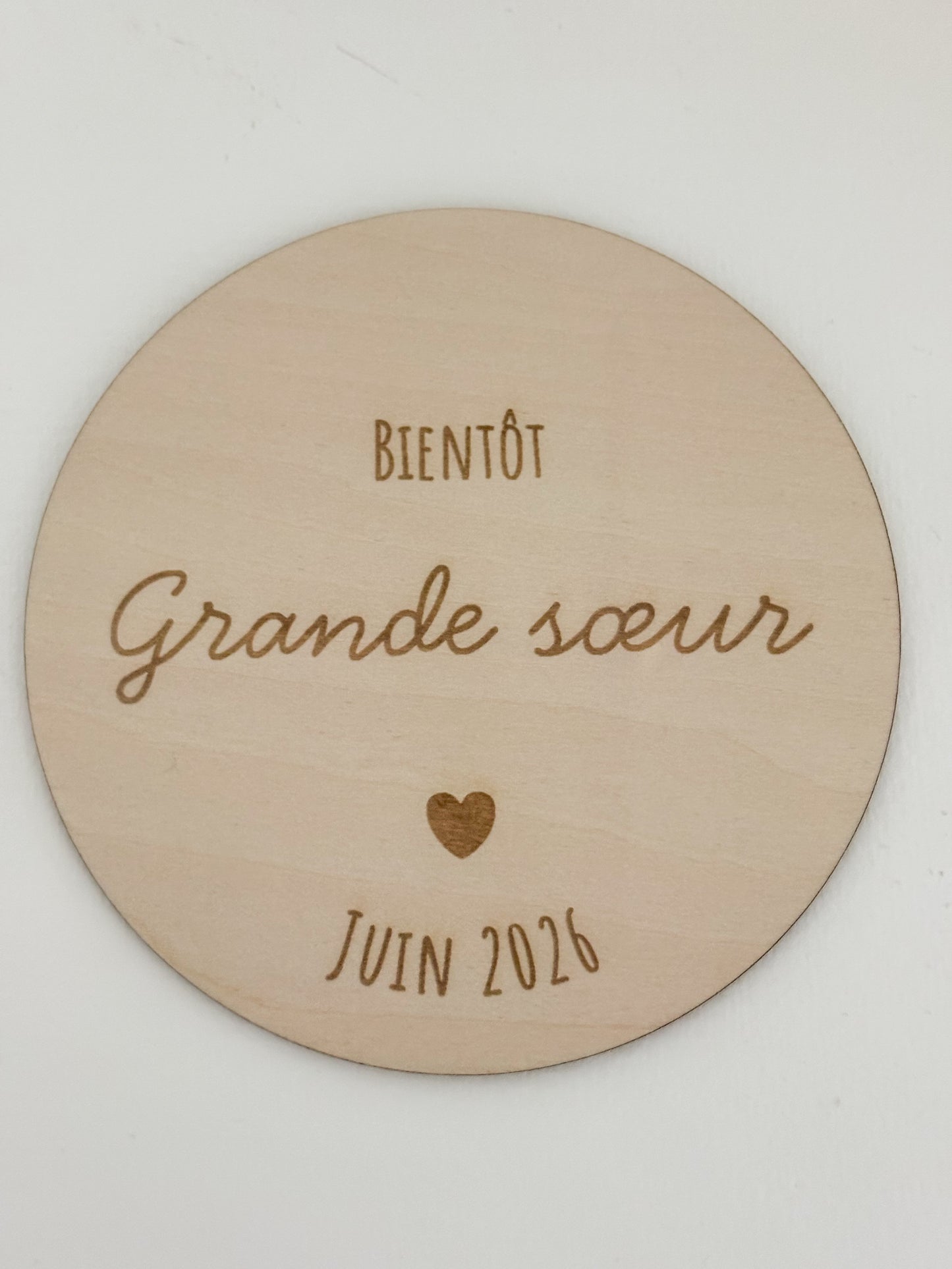 Carte d'Annonce Naissance Personnalisée – Futur Grand Frère ou Grande Sœur